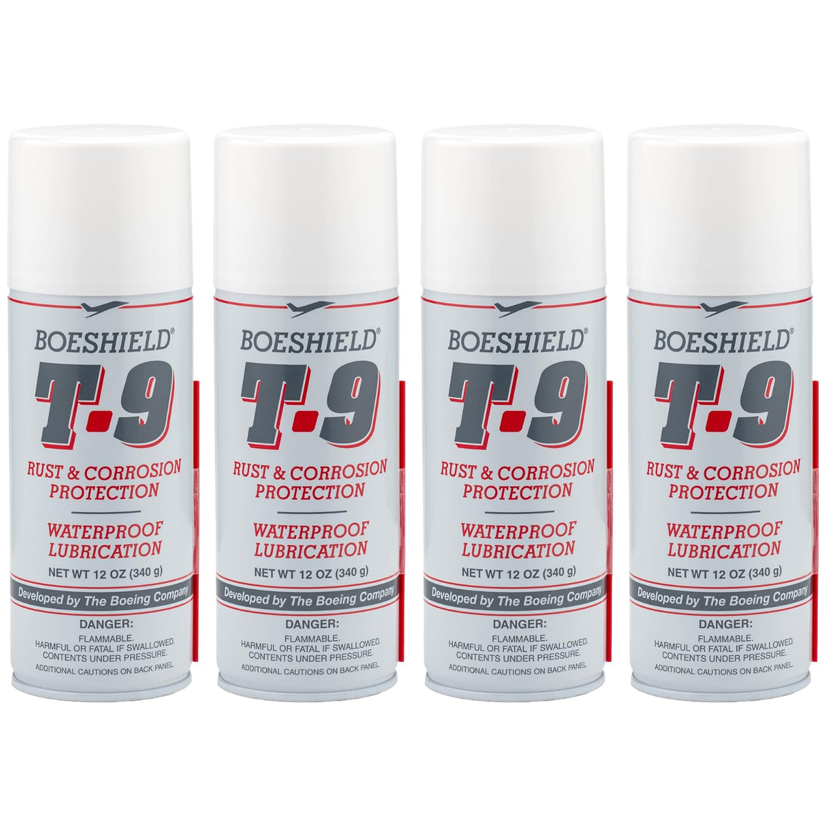 Waterproof Wax-Based Lubricant & Corrosion Inhibitor, 12 oz Aerosol, Pack of 4 P2488