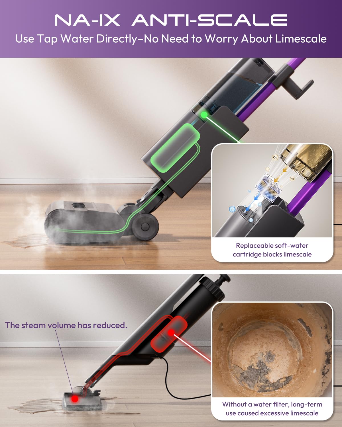 Lightweight 4-in-1 Steam Mop M569019