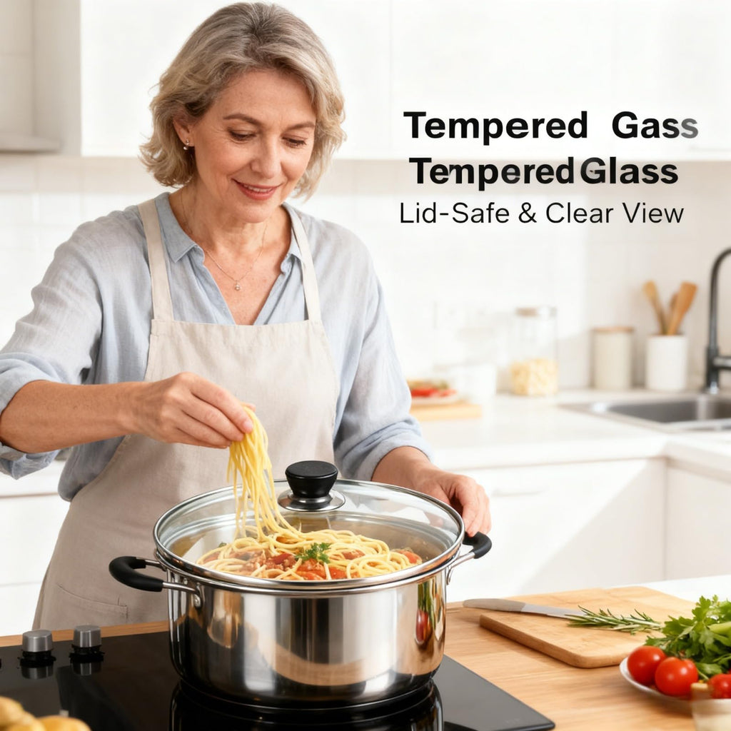 10 Inch Tempered Glass Replacement Pan Lid with Steam Vent X759
