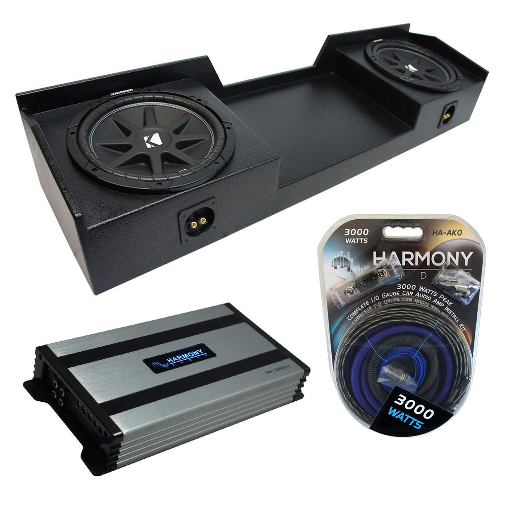 Dual 12" Loaded Sub Box Enclosure with Amplifier V134476