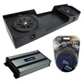 Dual 12" Loaded Sub Box Enclosure with Amplifier V134476