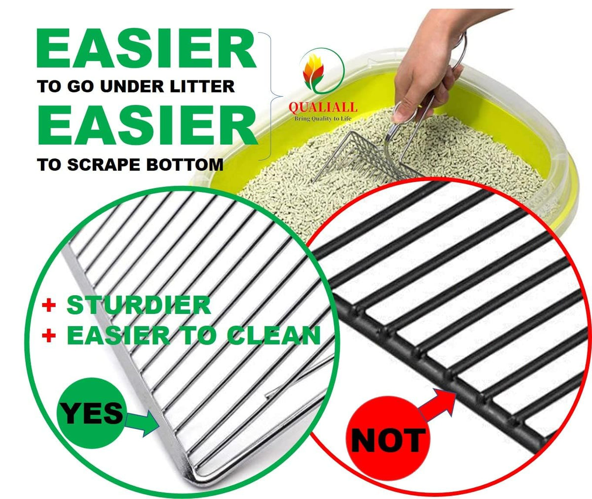 Metal Cat Litter Scoop with Holder W541560