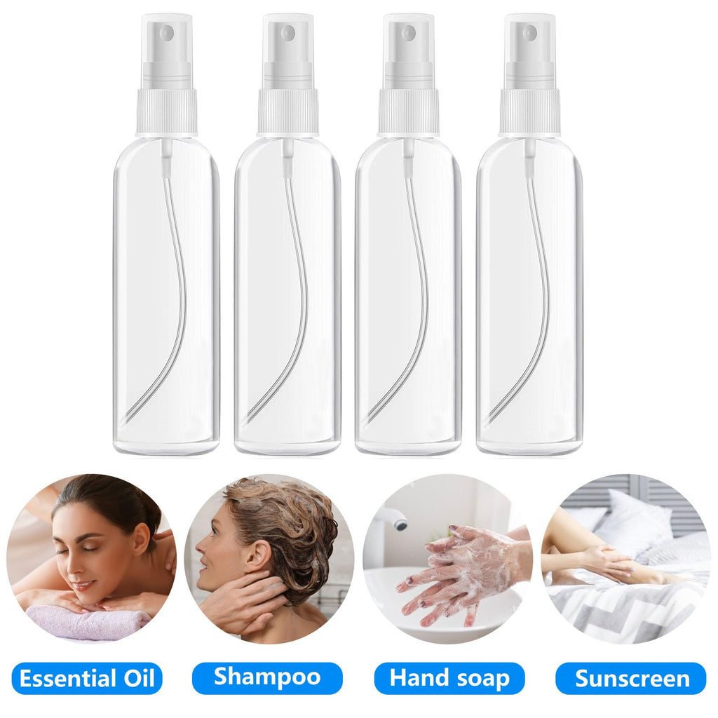4 Pack 3.4 Oz Travel Bottles I187