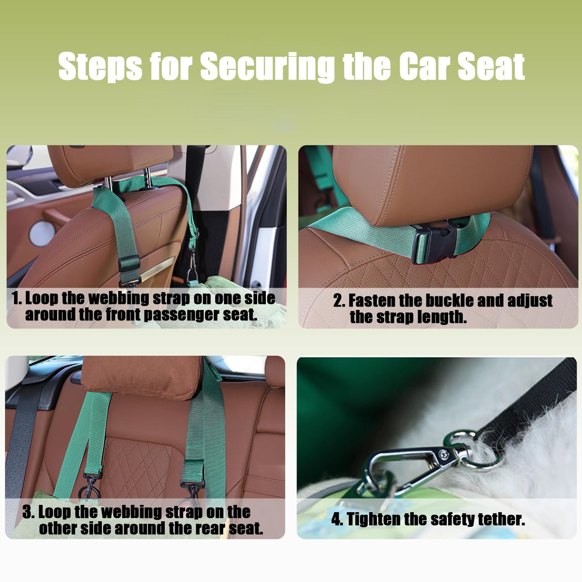 2-in-1 Dog Car Seat W160068