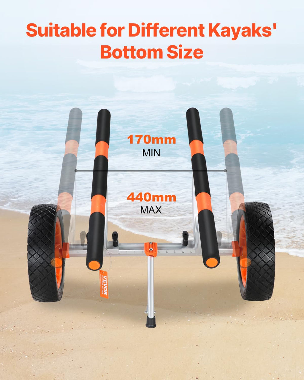 Heavy Duty 450 lbs Kayak Cart F711547