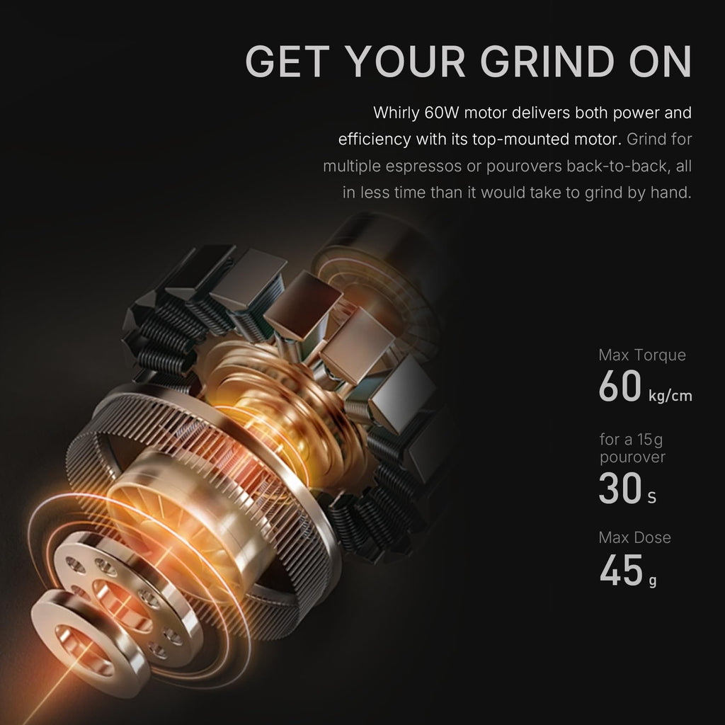 Portable Electric Burr Coffee Grinder with 30 Settings C761