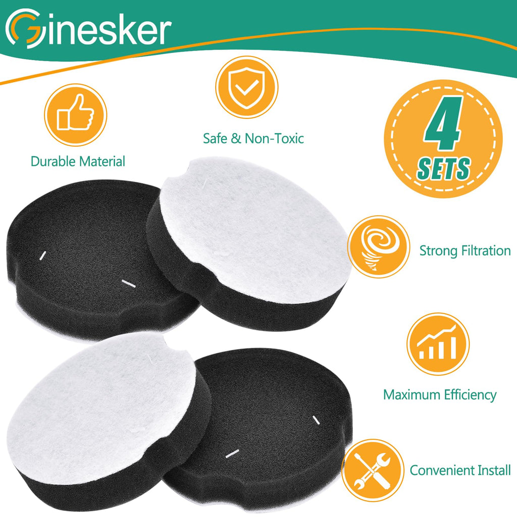 4 Pack Replacement Filters for Upright Vacuum Cleaner H46125