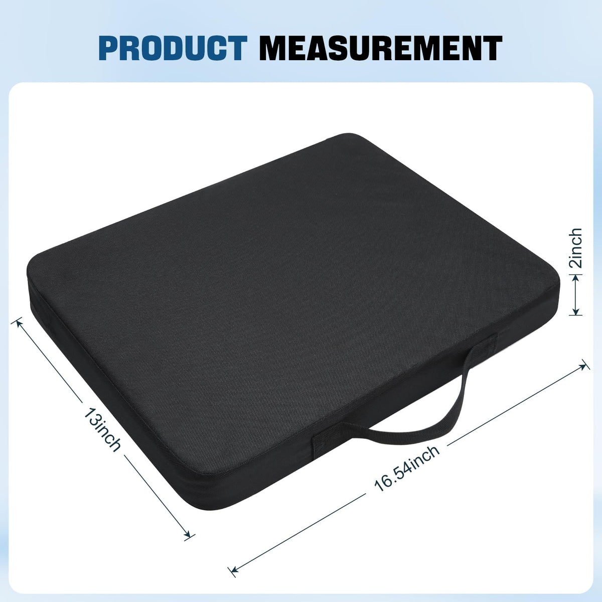 2 Pcs Stadium Seat Cushions with Handle I3483