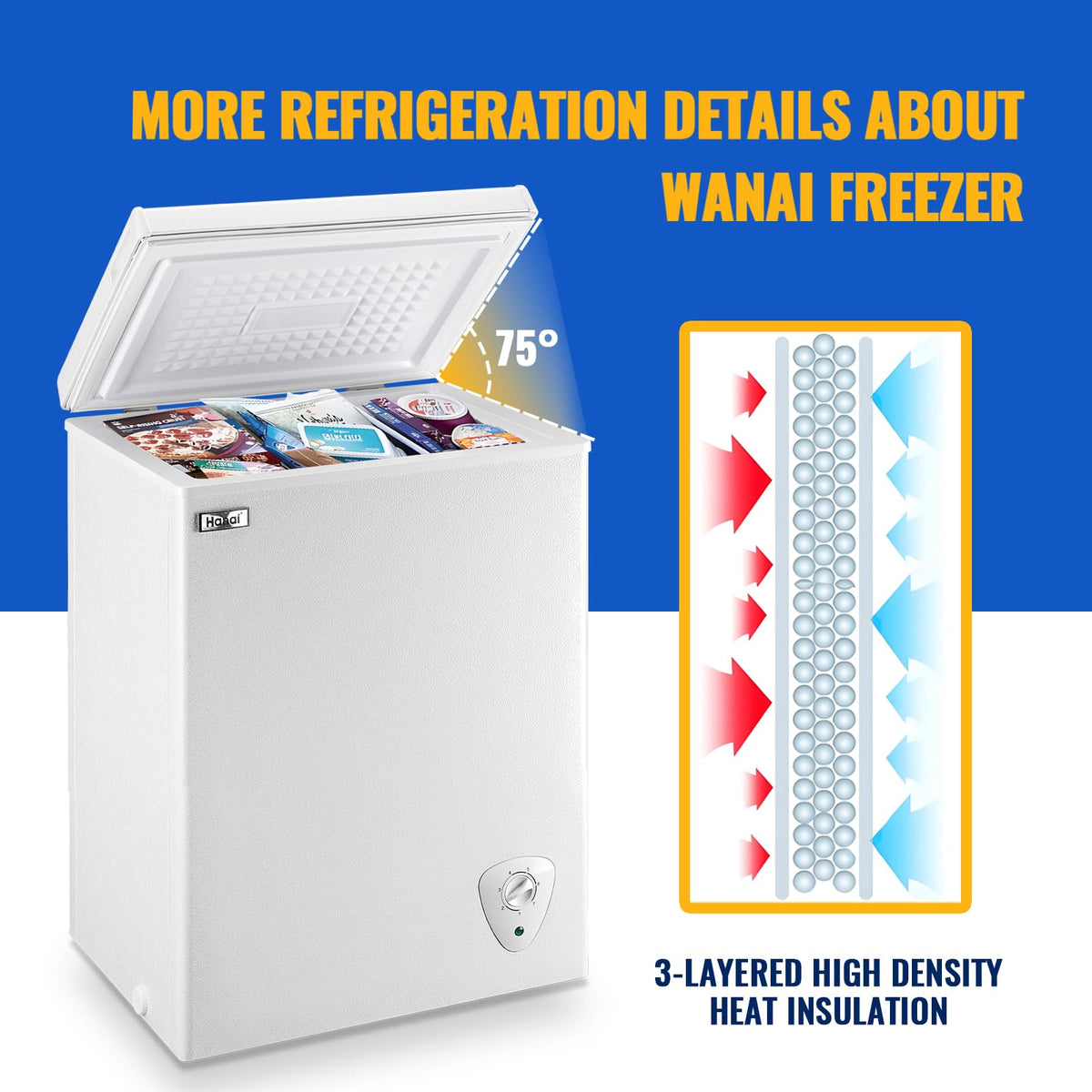 White 3.5 Cu.Ft Chest Freezer J32423