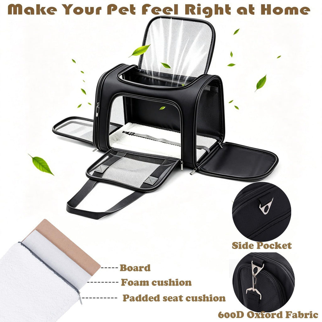 Soft-Sided Foldable Pet Carrier P292747
