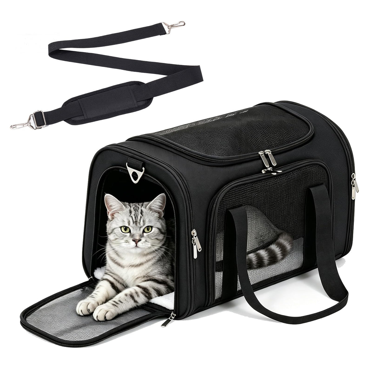Soft-Sided Foldable Pet Carrier P292747