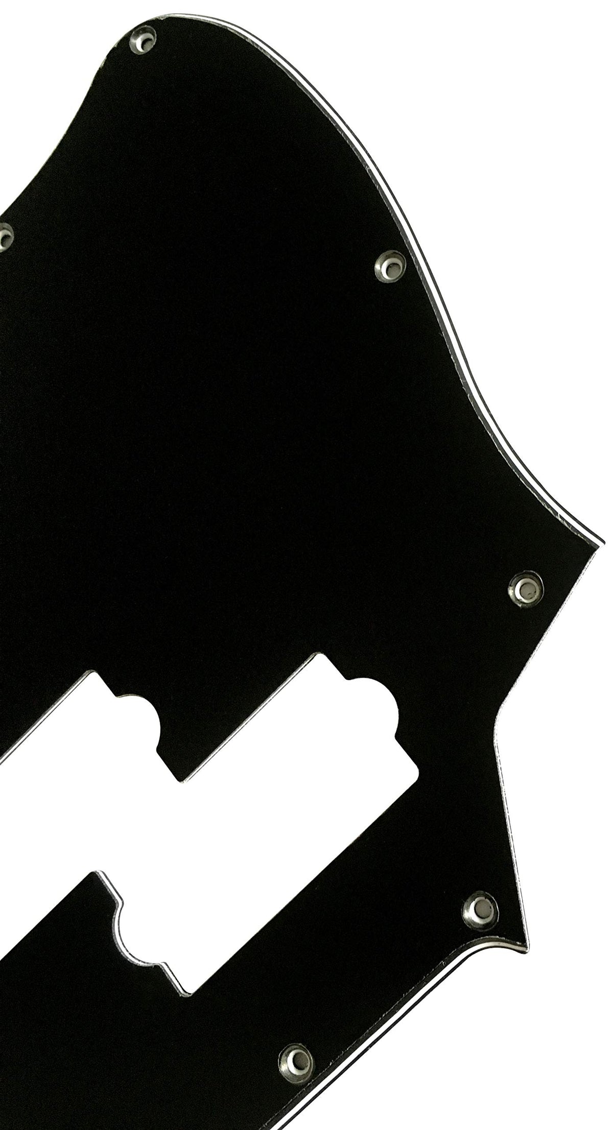 Electric Guitar Pickguard 3 Ply Black F828