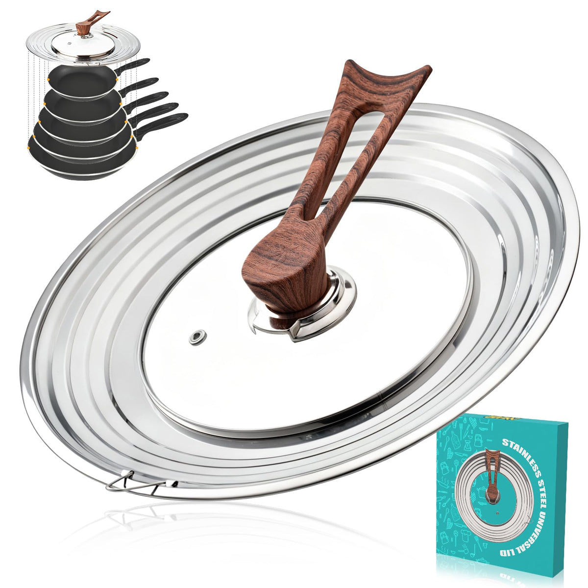 Universal Pan Lid with Tempered Glass G108784