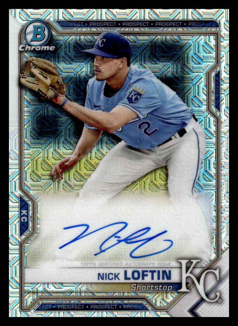 Autographed Refractor Baseball Trading Card H1837