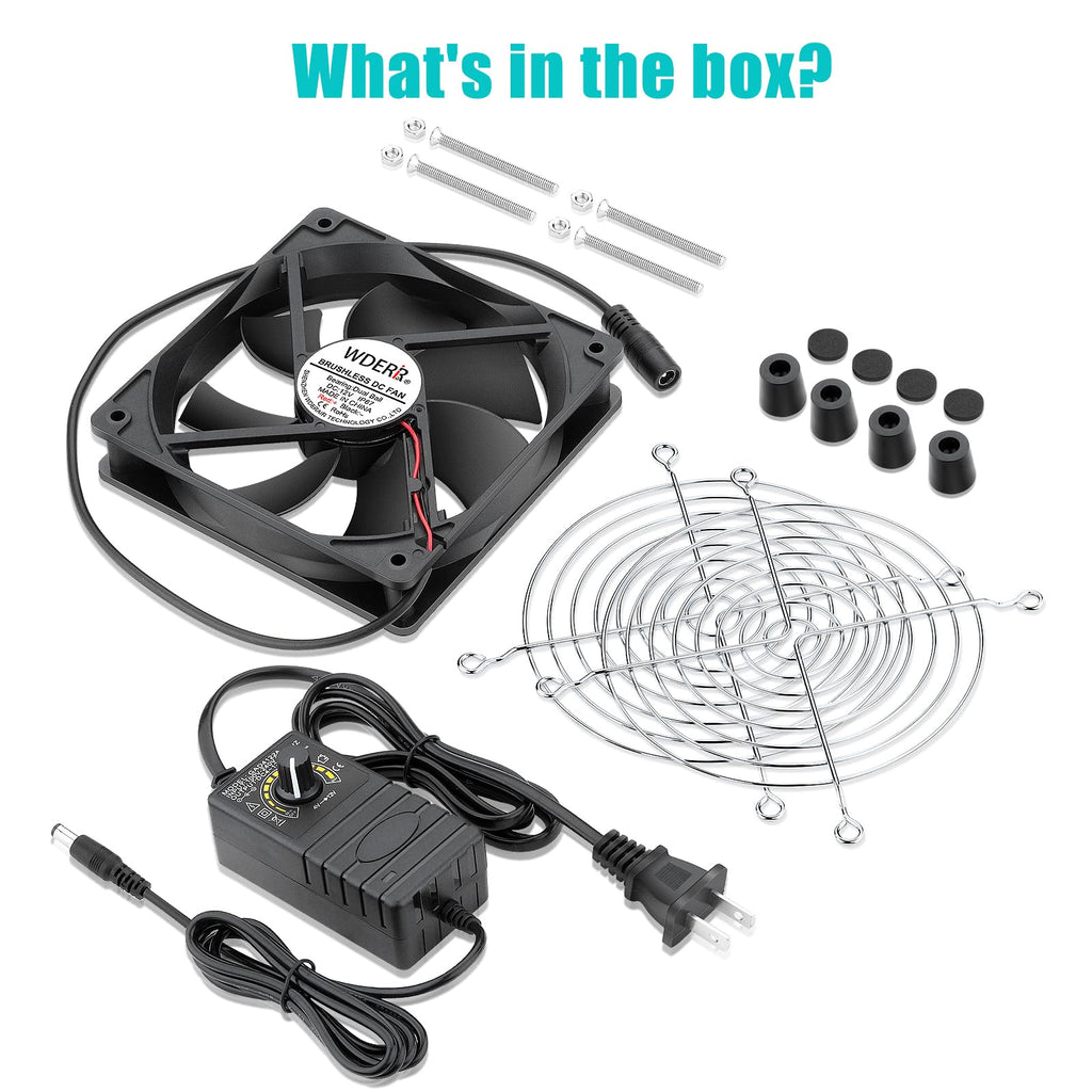 120mm x 25mm IP67 Waterproof Cooling Fan H588102