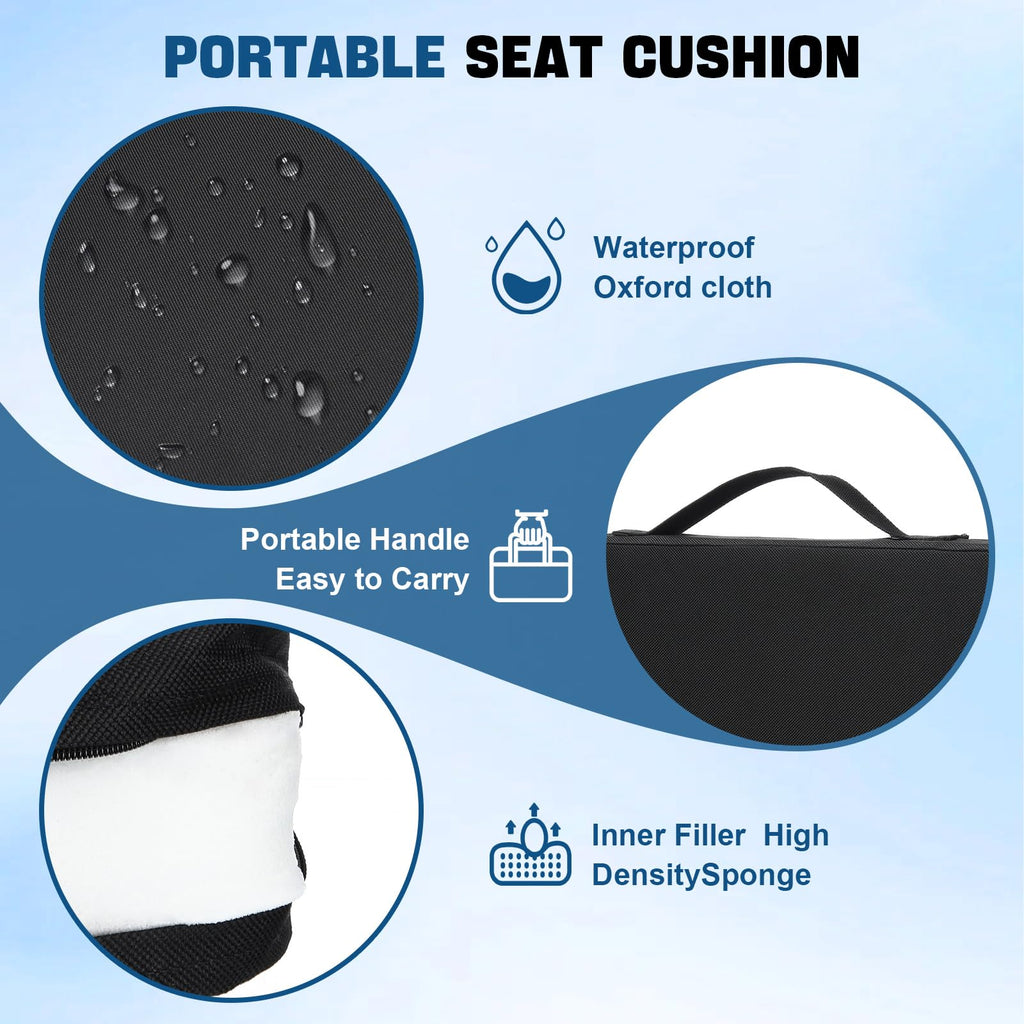 2 Pcs Stadium Seat Cushions with Handle I3483