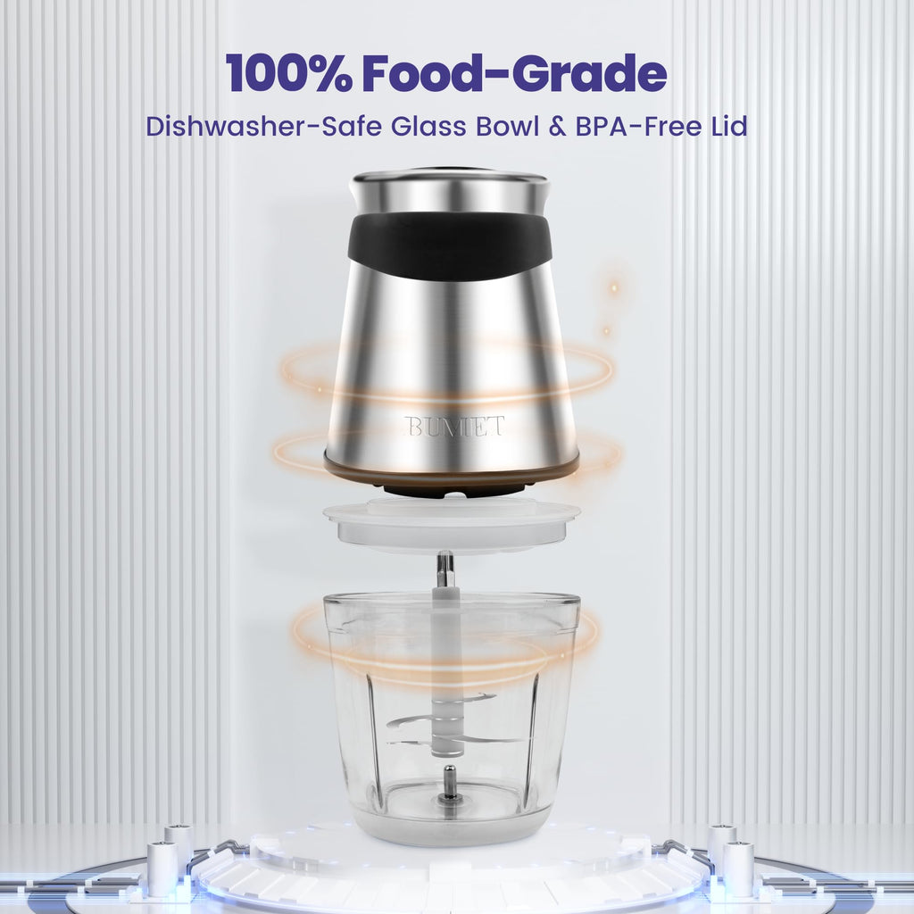500W Mini Chopper 2.5-Cup Glass Bowl C4854
