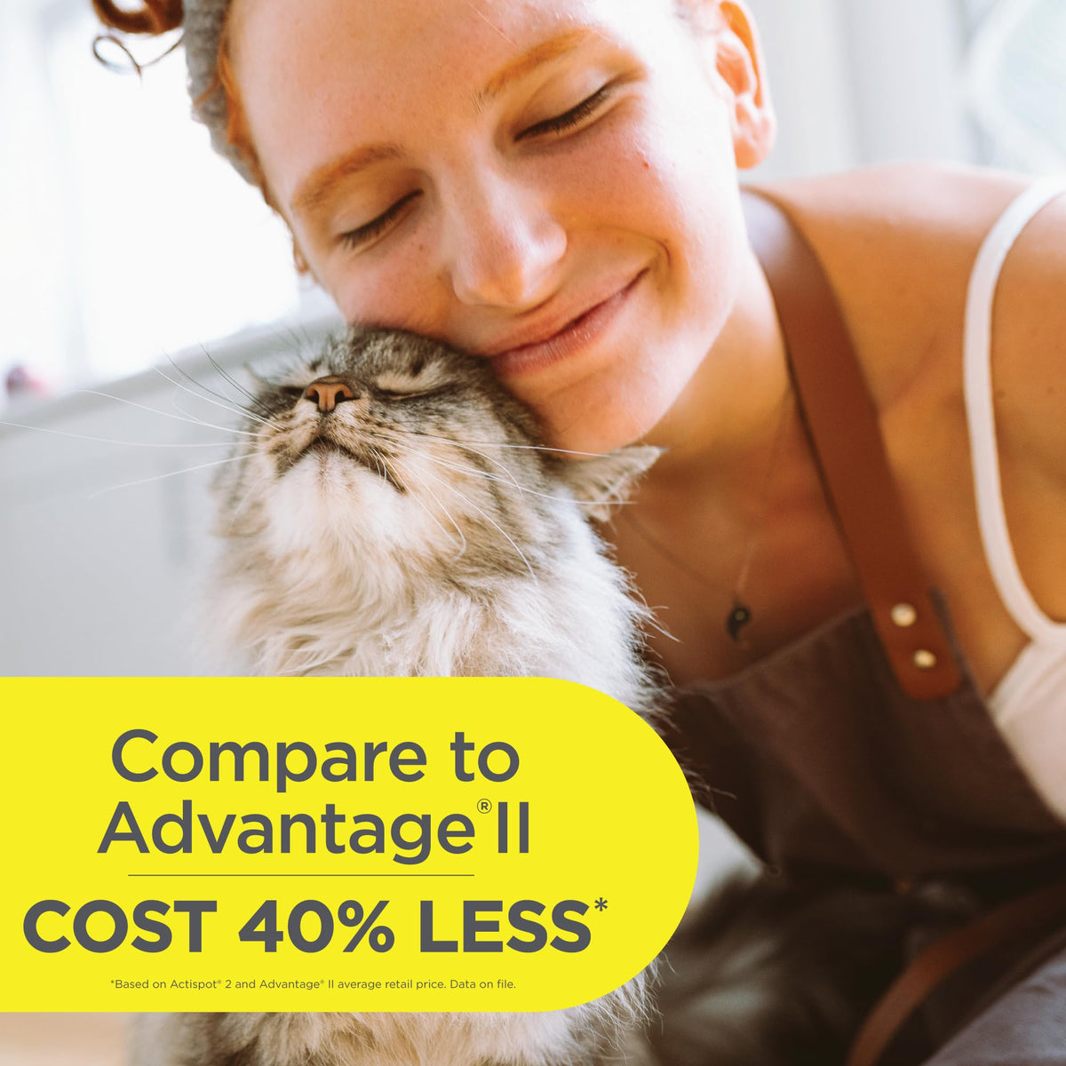 Flea Treatment for Small & Medium Cats 5-9 lbs, 6 Doses K4379