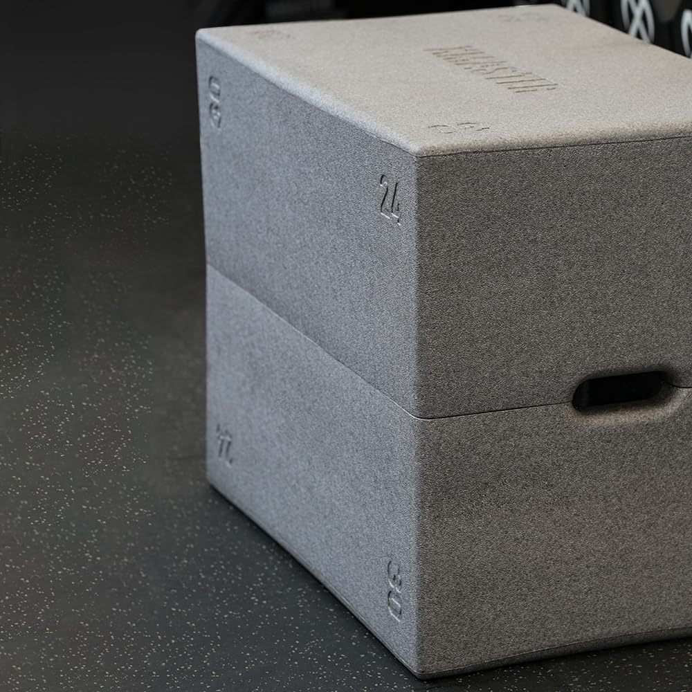 3-in-1 High-Density EPP Plyo Box 400 lb Gray I852590