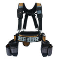 Khaki 28-Pocket Tool Belt and Suspenders I30818