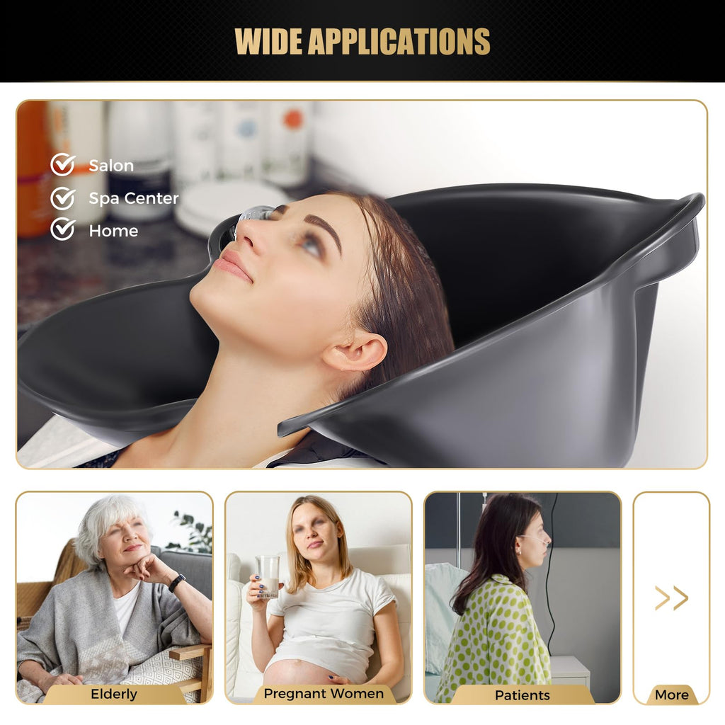 Portable Shampoo Bowl with Electric Pump J3568