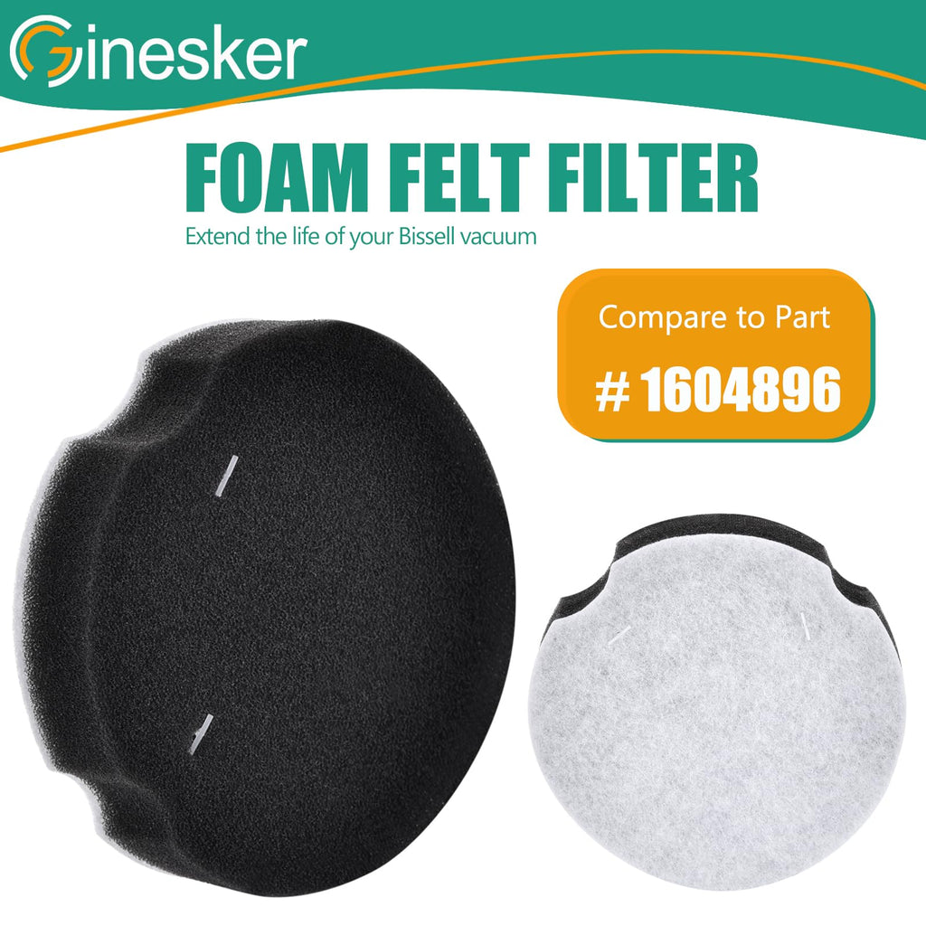 4 Pack Replacement Filters for Upright Vacuum Cleaner H46125