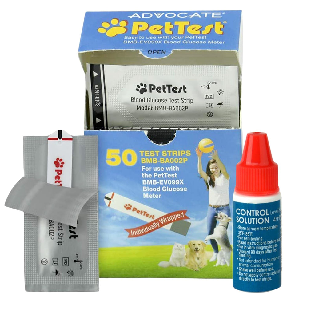 Blood Glucose 50 Test Strips for Dogs & Cats B306096