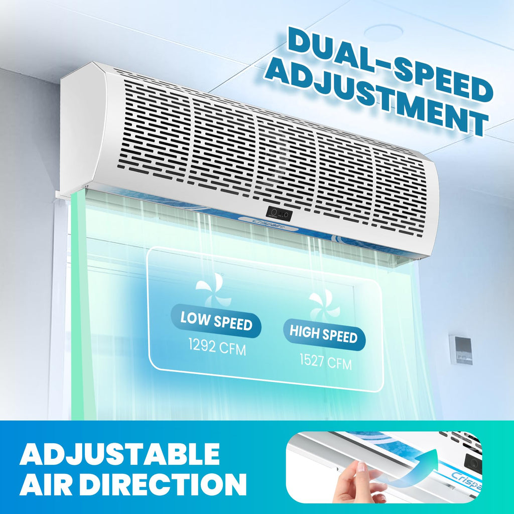 36 Inch Wall Mounted Air Curtain Fan O909