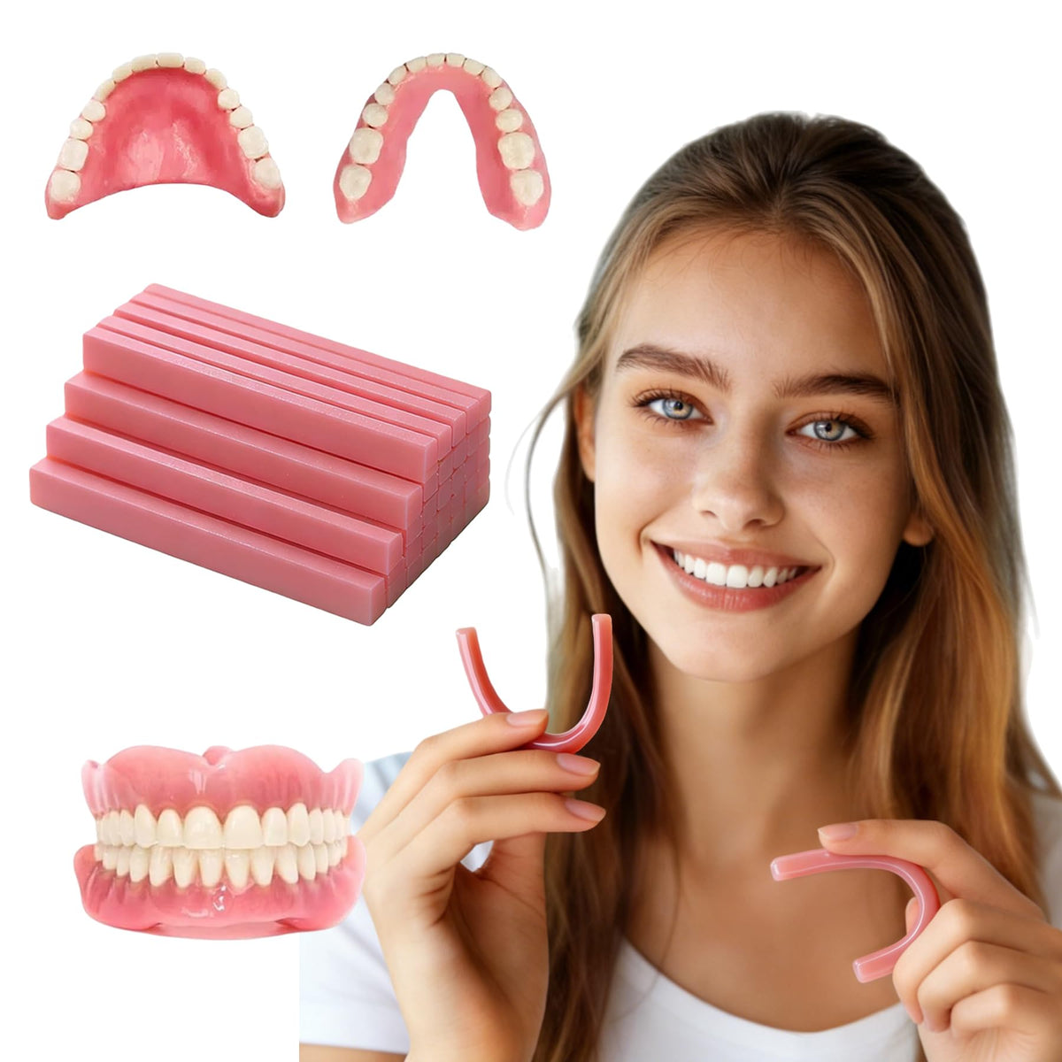 Boil & Fit Denture Reliner Kit for Full or Partial Denture Y5371