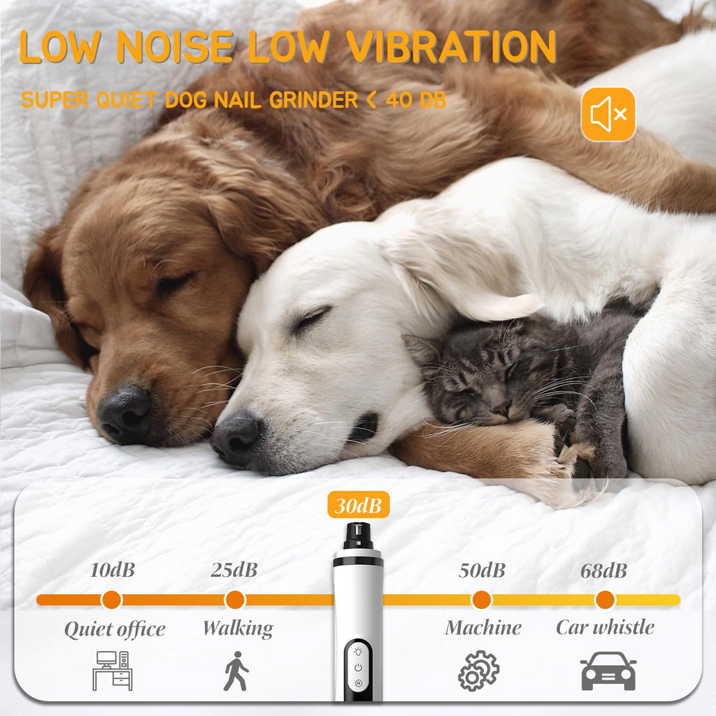 Rechargeable Silent Pet Nail Grinder Y6743