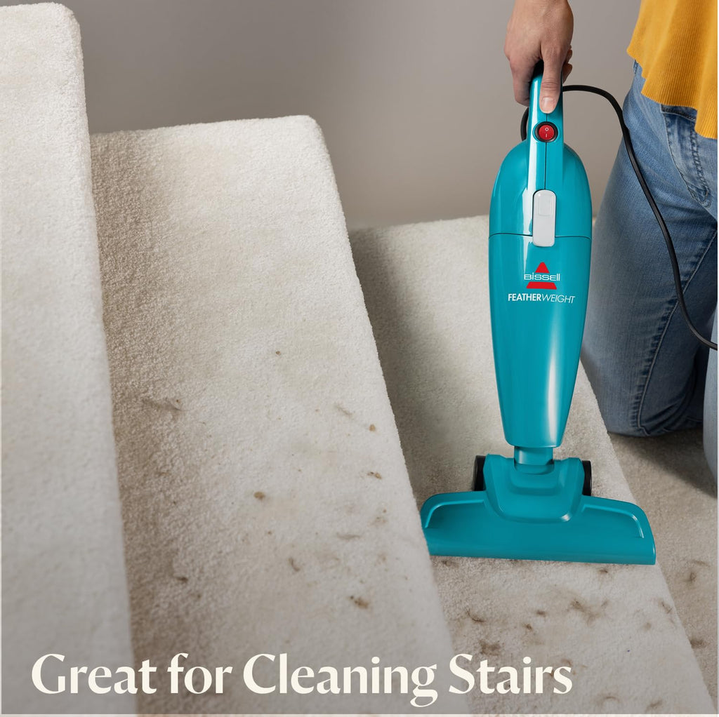 Bagless Stick Vacuum and Electric Broom with Crevice Tool V717