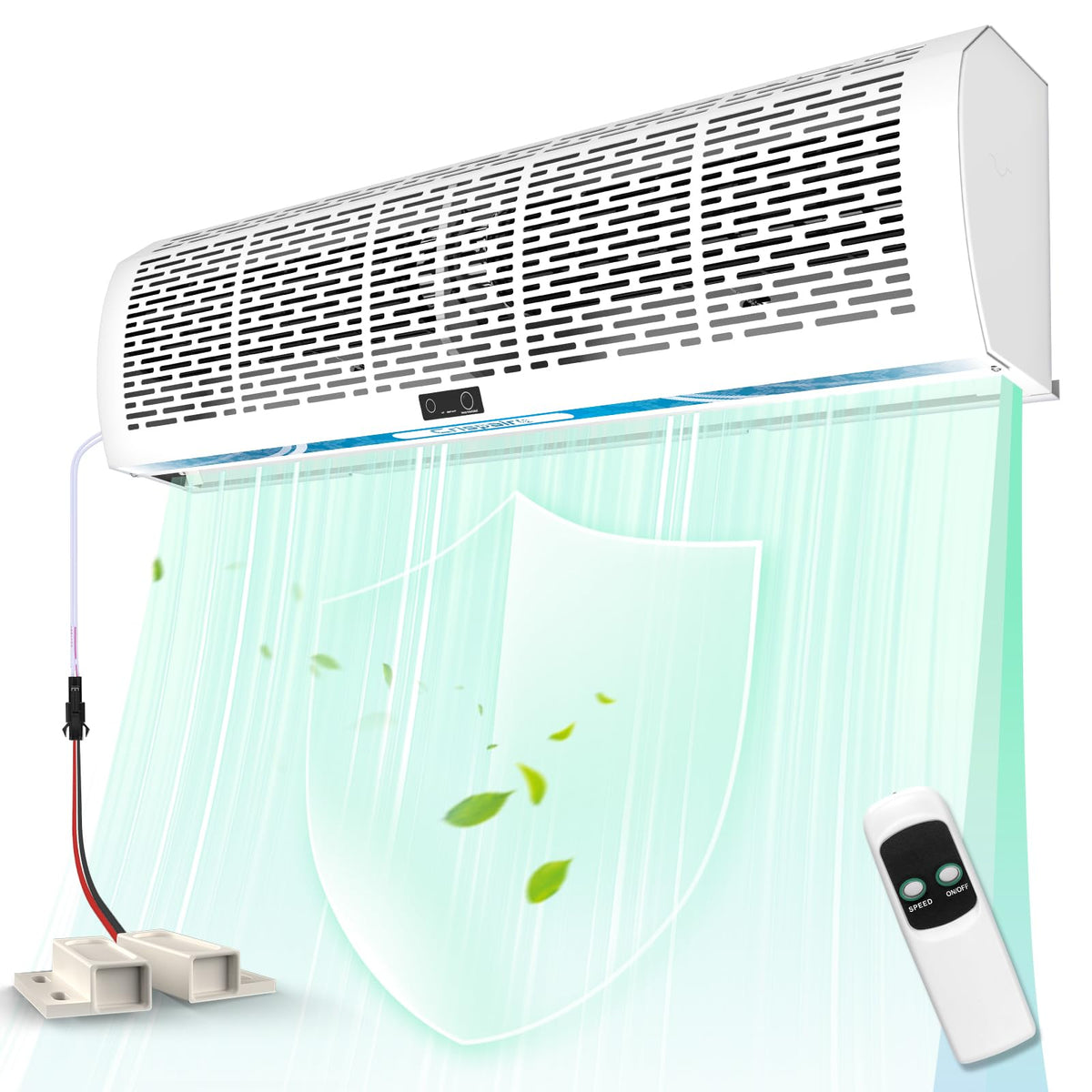 36 Inch Wall Mounted Air Curtain Fan O909