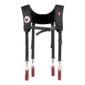 Leather Suspenders with Pockets C6125
