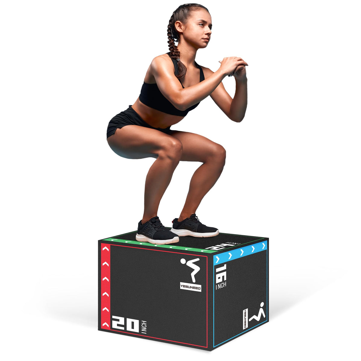 3 in 1 High Density Foam Plyo Box D636101