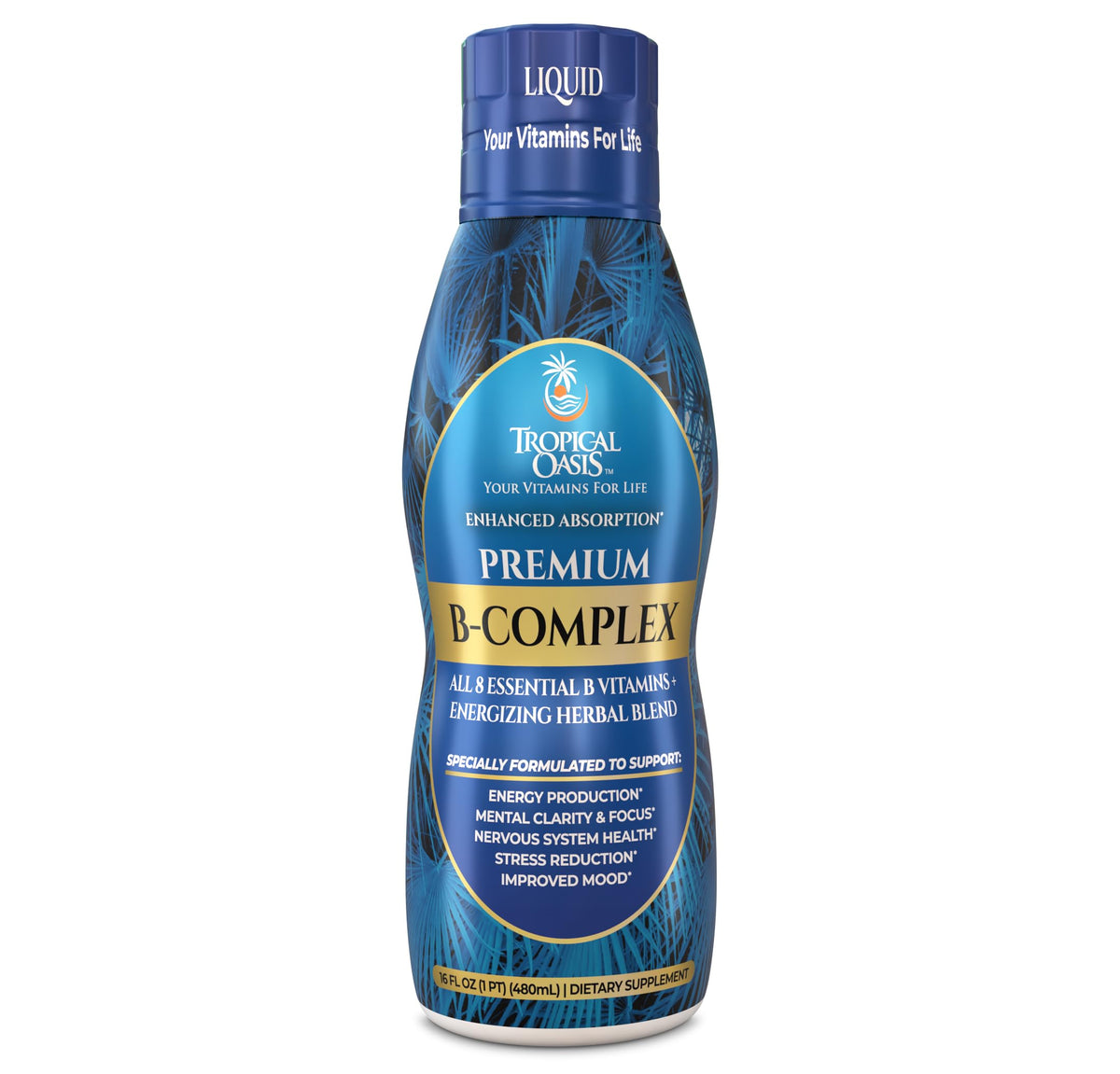 Liquid B-Complex Supplement 16 oz T5928