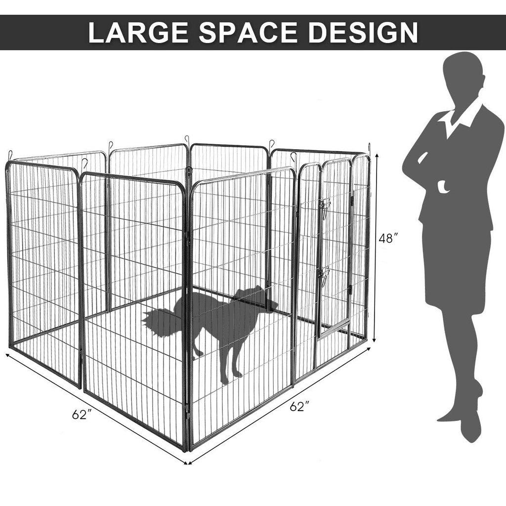 48 inch 8 Panel Metal Dog Playpen C88140