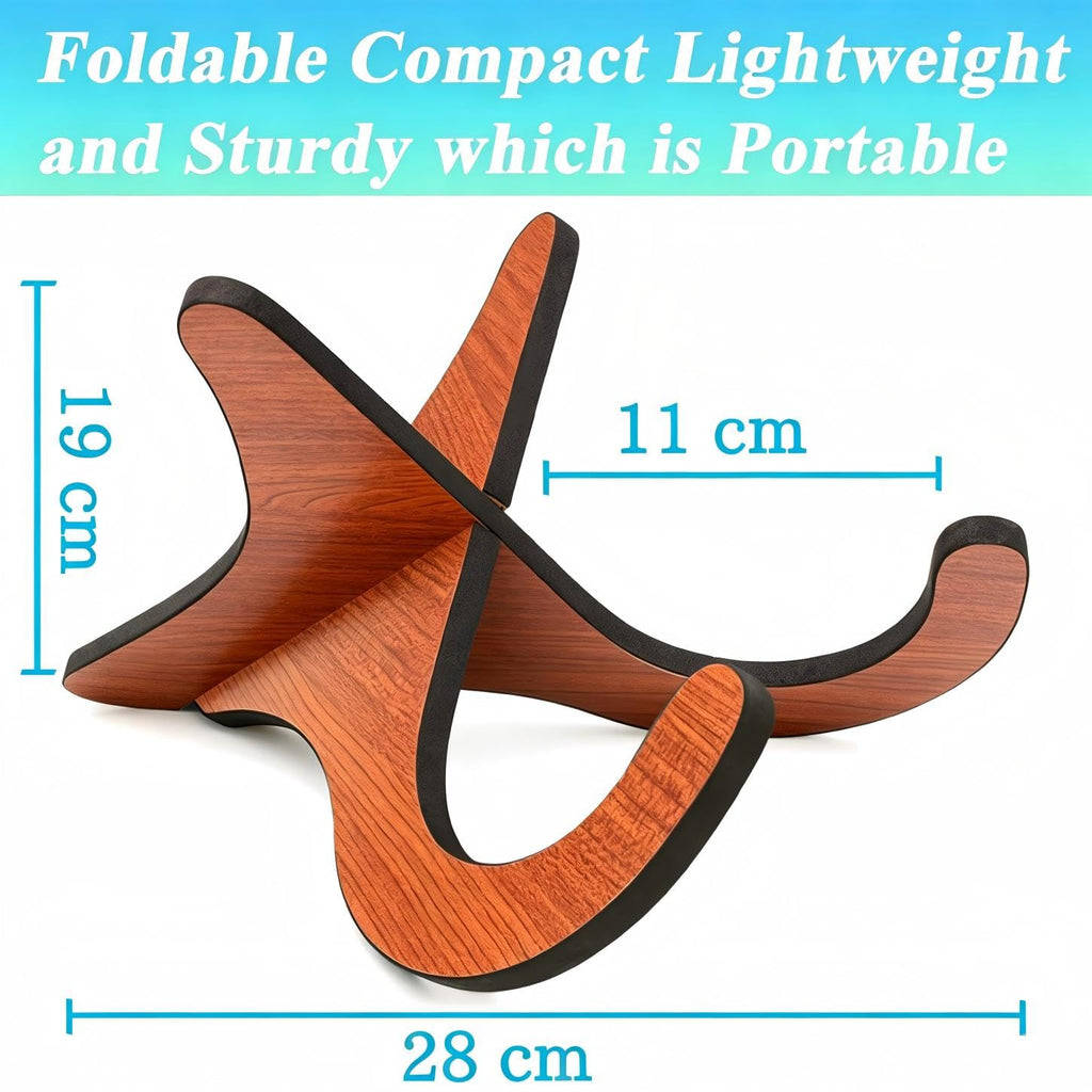 Folding Wood Ukulele Stand I5638