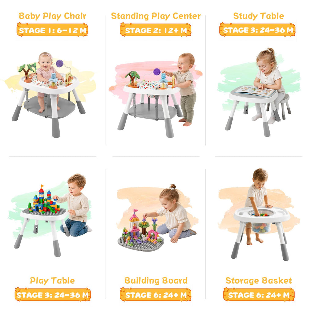 6-in-1 Baby Activity Center W3209