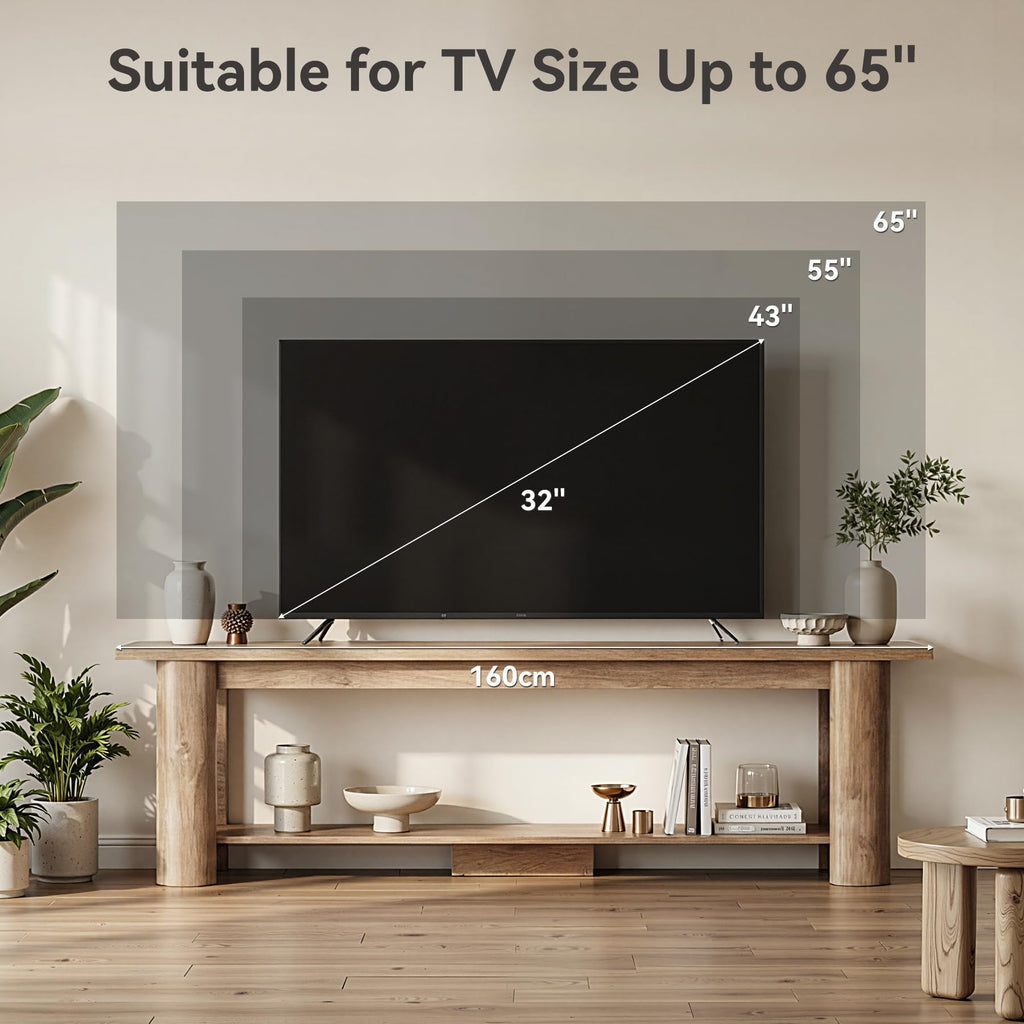 65 Inch Rustic Brown TV Stand B959
