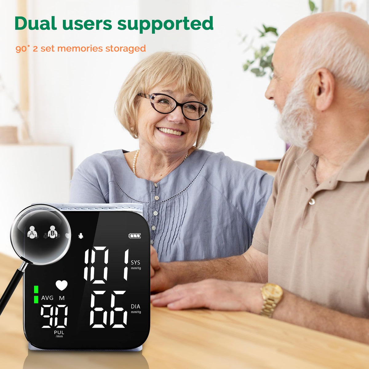 Wrist Blood Pressure Monitor Automatic Talking Digital LED Display M1626