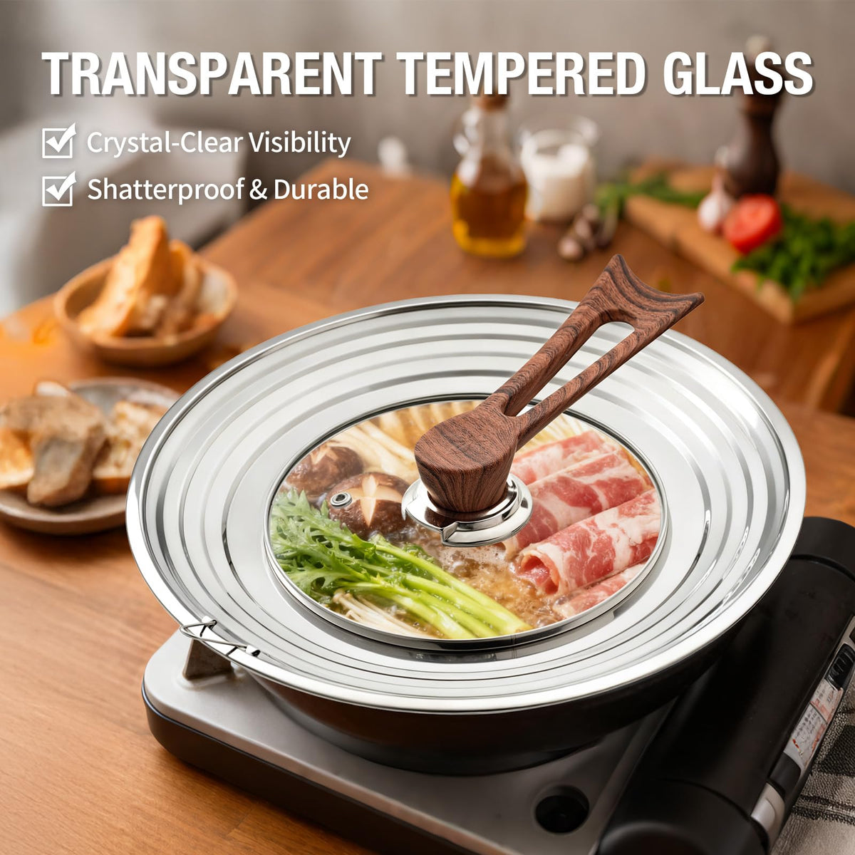 Universal Pan Lid with Tempered Glass G108784