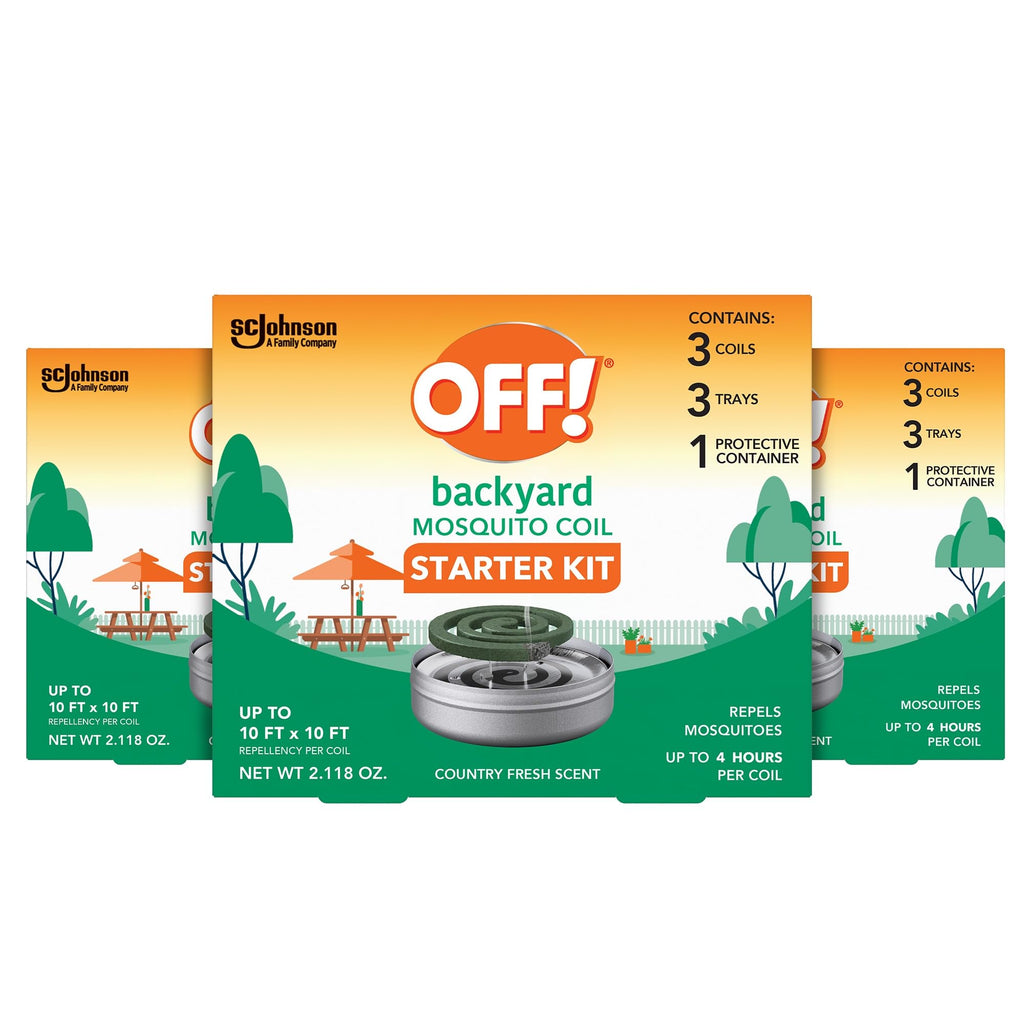 Mosquito Coils with Trays 3 Count (Pack of 3) R694144
