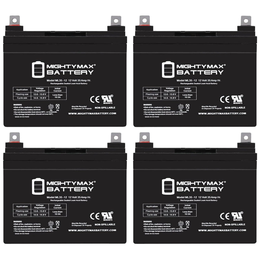 12V 35AH SLA Battery 4 Pack F99413