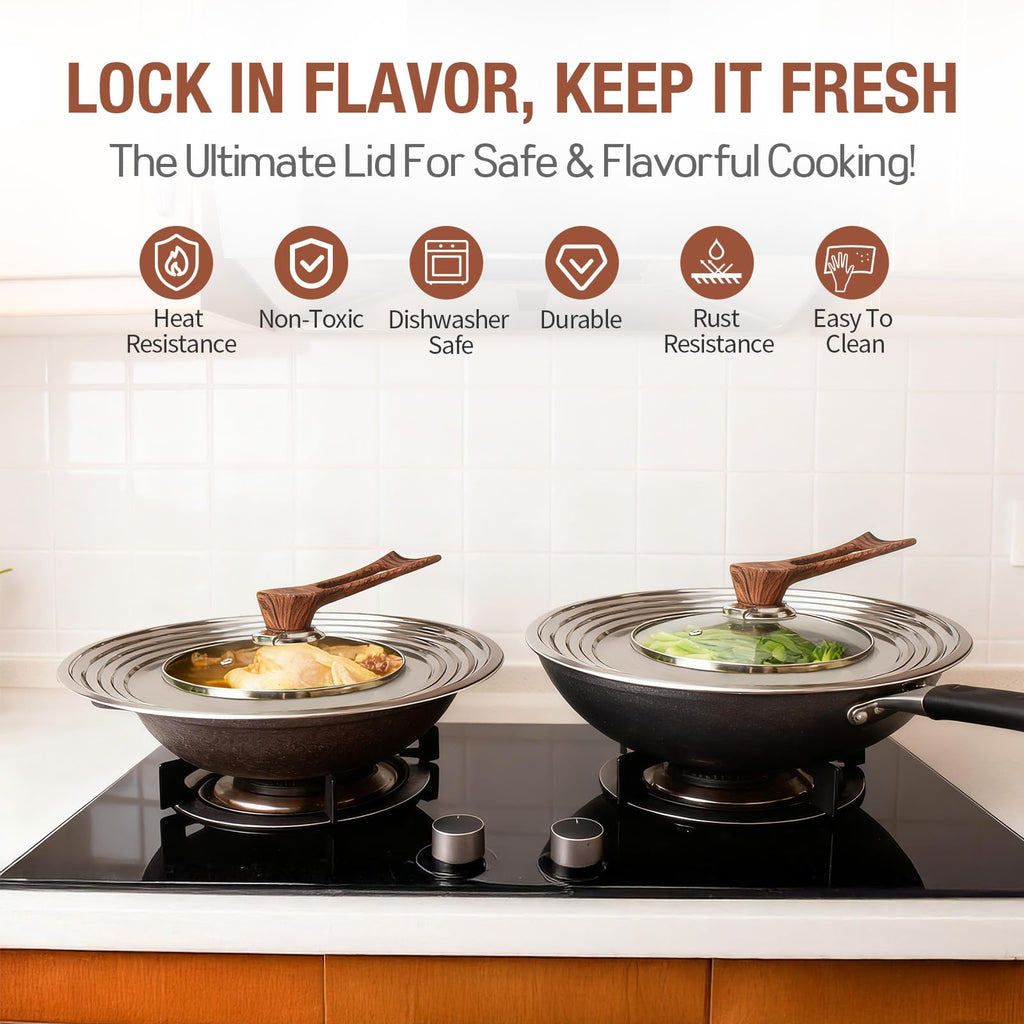 Universal Pan Lid with Tempered Glass G108784