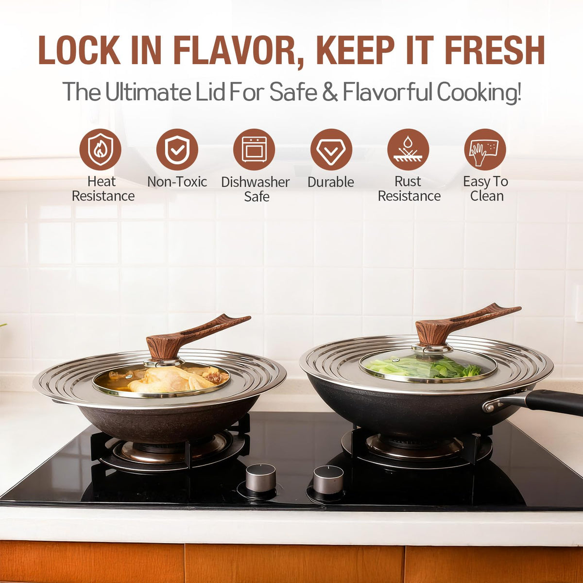 Universal Pan Lid with Tempered Glass G108784