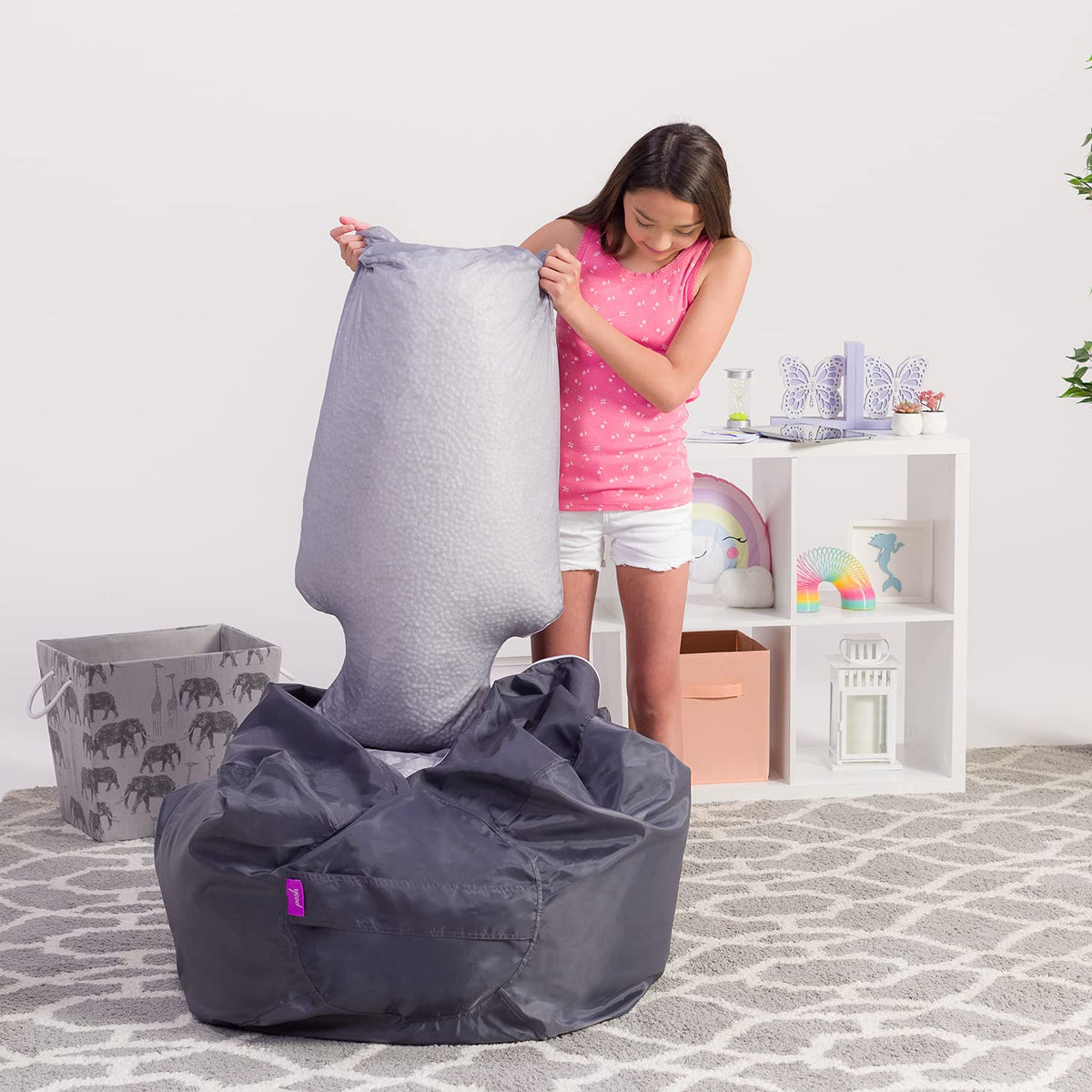 100 L White Bean Bag Refill T5194