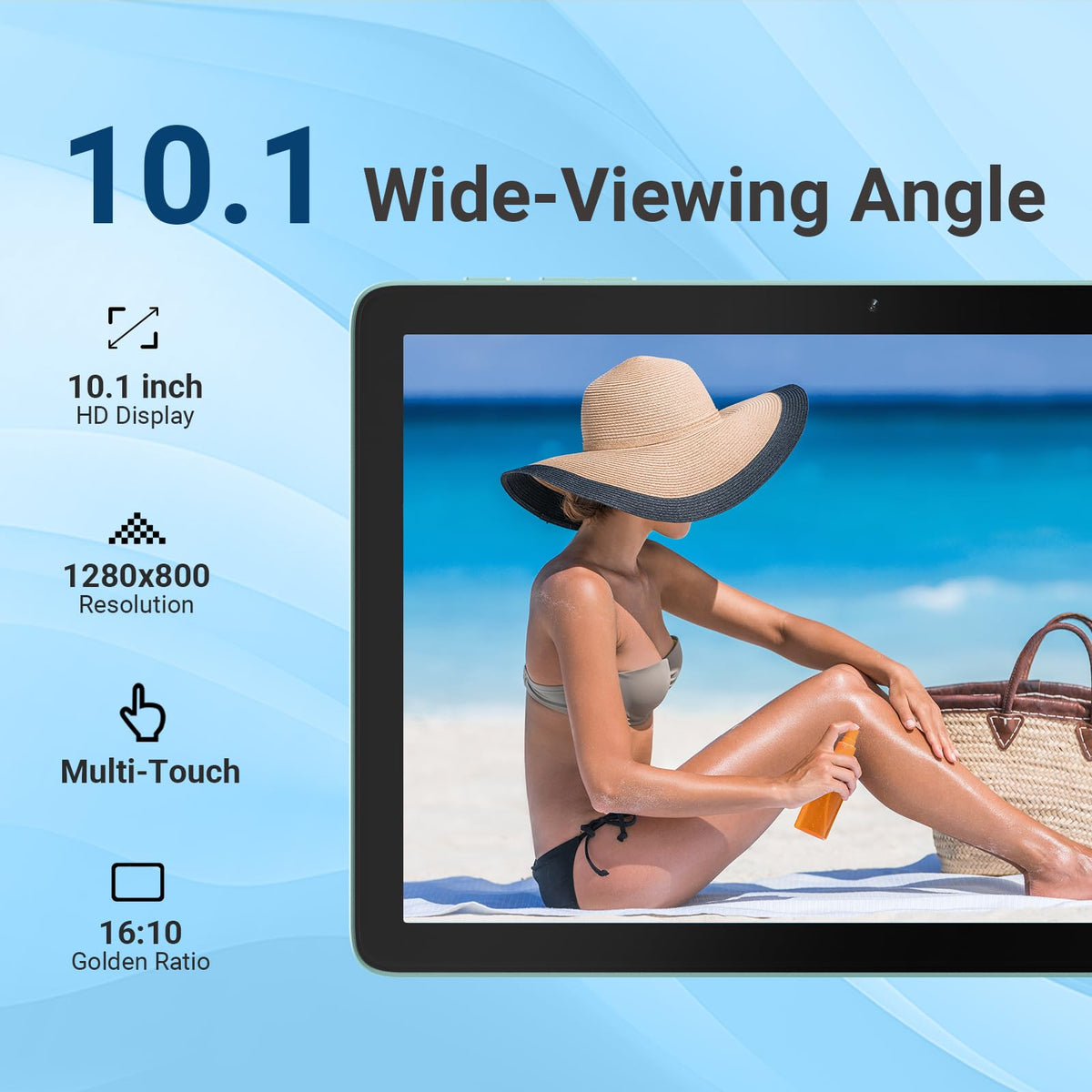10.1" Android Tablet with Octa-core Processor 10GB RAM 64 GB ROM D527