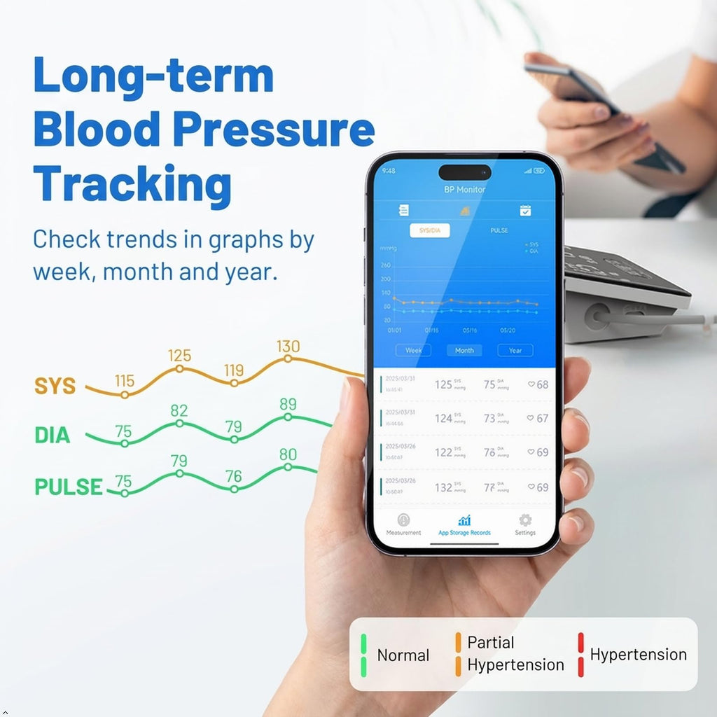 Smart Upper Arm Blood Pressure Monitor Z539