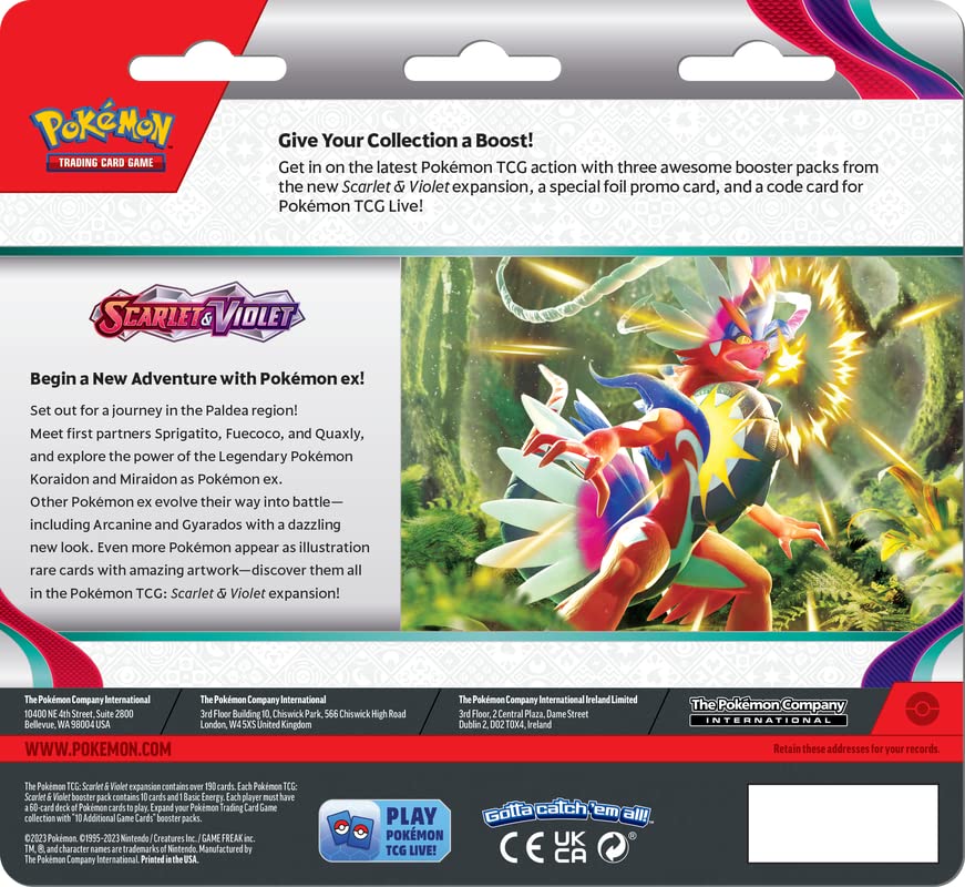 Pokemon TCG 3 Pack Blister L549