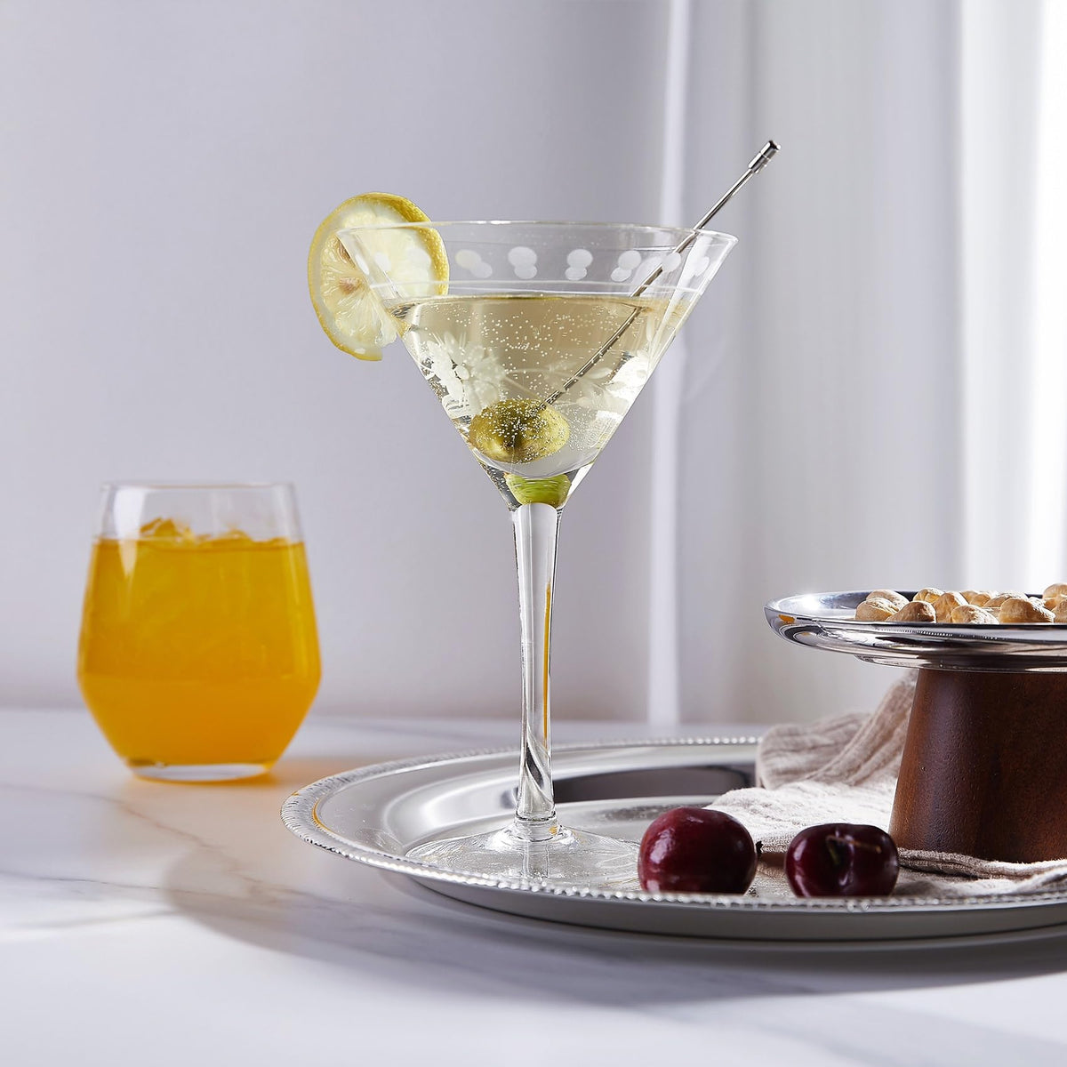 9.6 oz Martini Glasses Set of 4 H774143